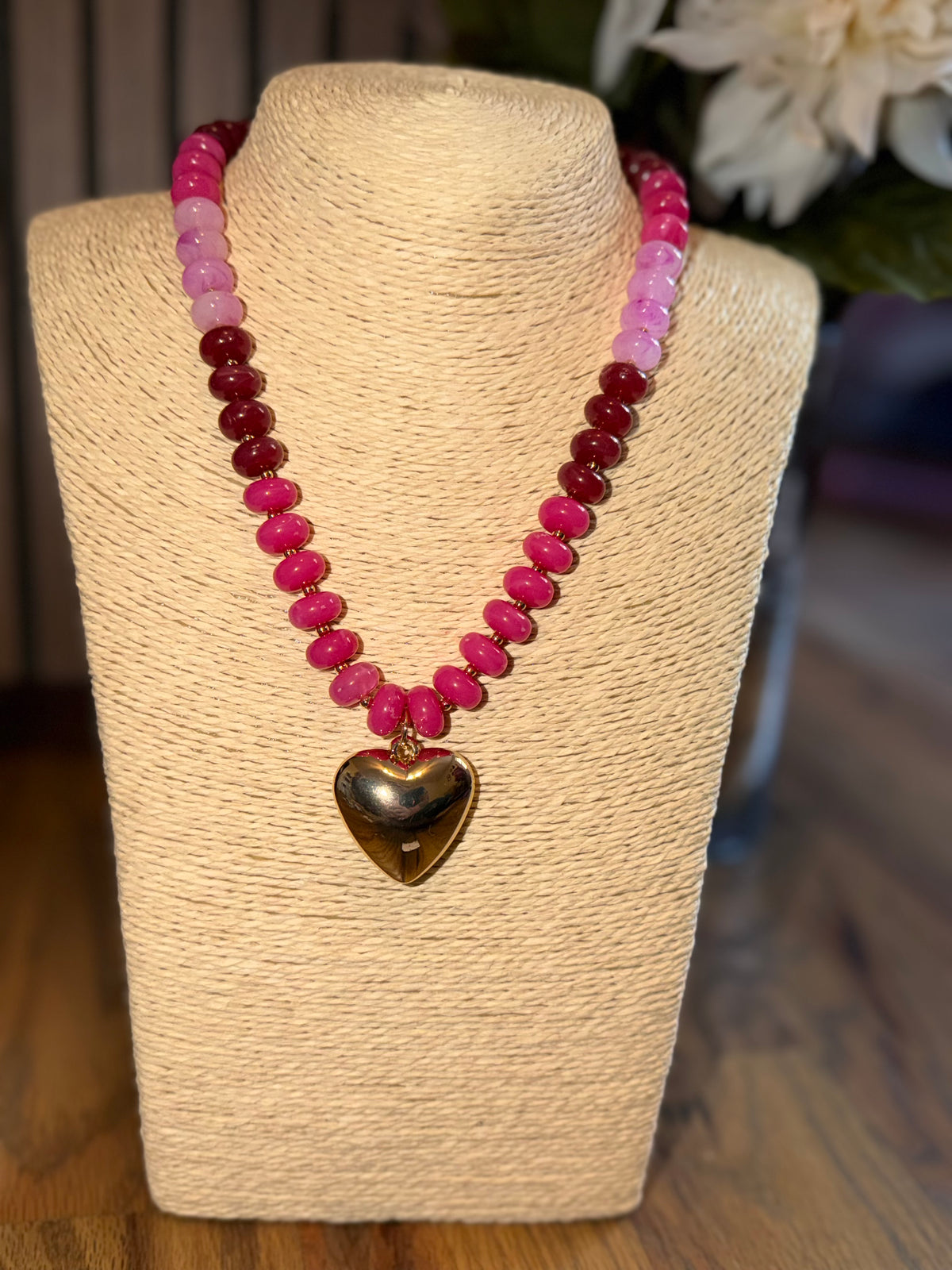 Berry Sweet Heart Necklace