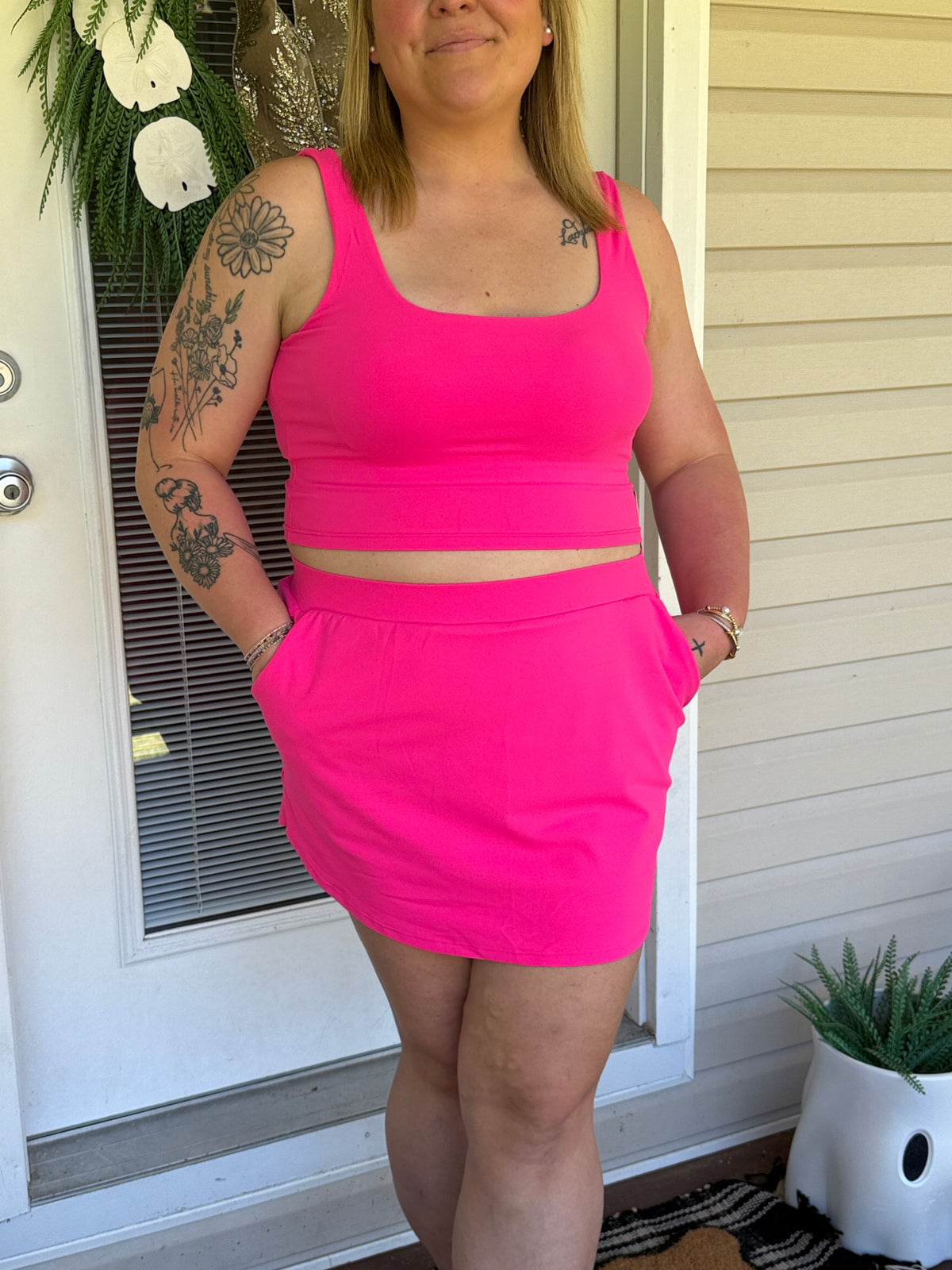 Glow Flex Brami & Skort Set
