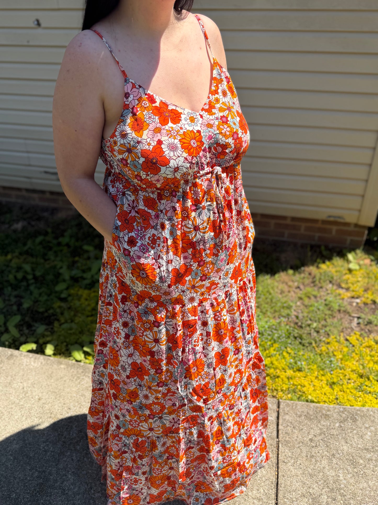 Sunset Bloom Maxi Dress