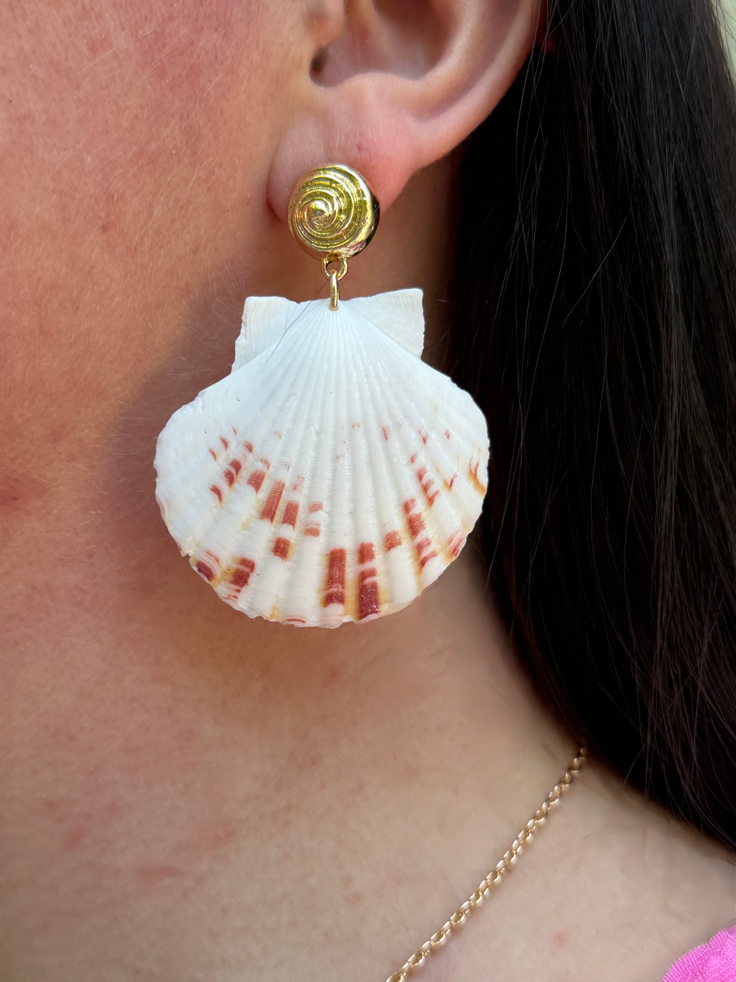 Sunset Scallop Earring