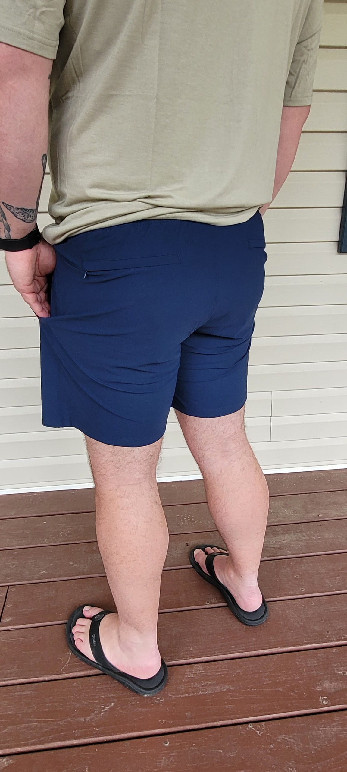 Men's Woven Vortex Performance Short: PAGEANT BLUE