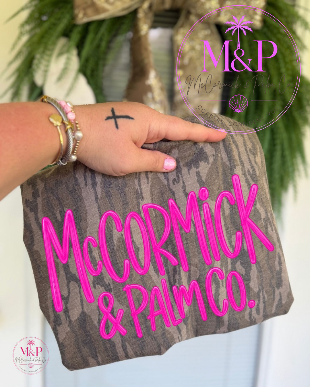 M&P Signature Pink Mossy Oak Camo Tee