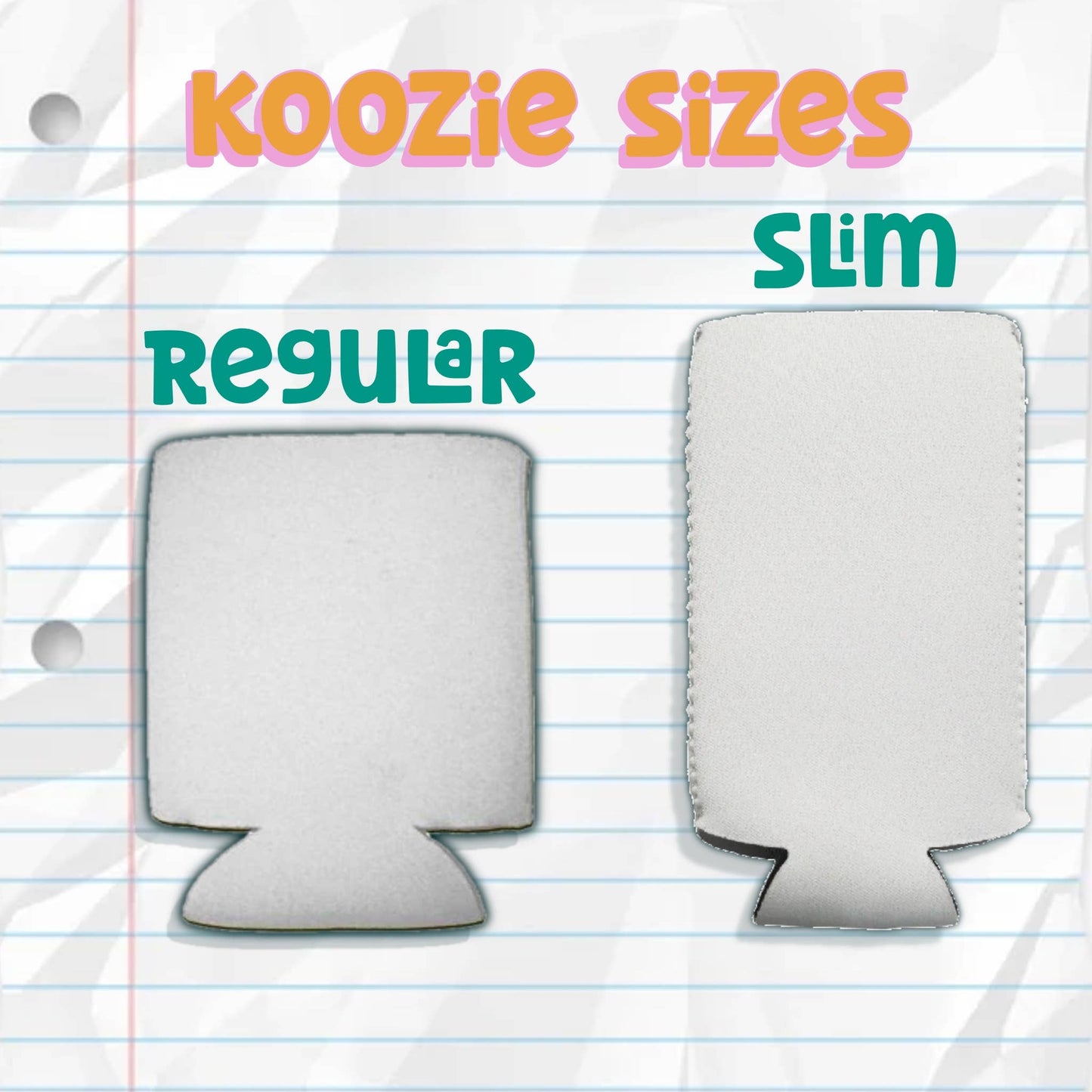 Custom business name thank you for shopping with koozies: Slims