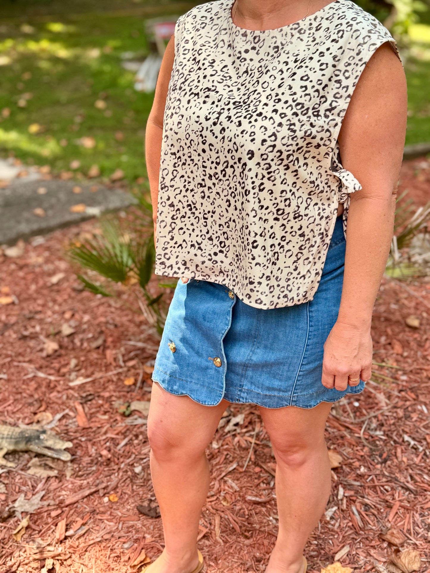 Wild Side Tie Top
