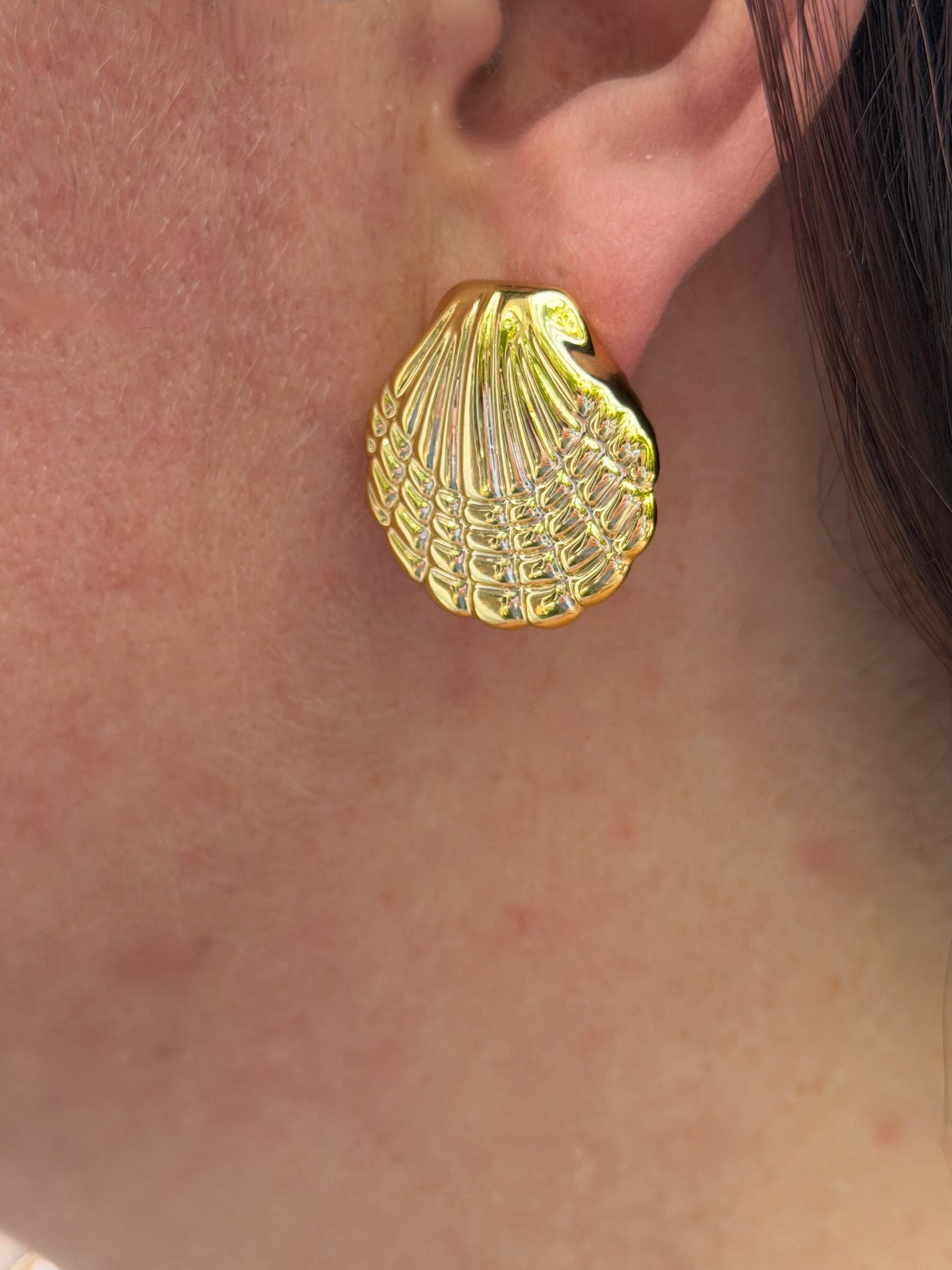 Gold Coast Shell Earring