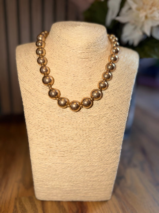 Golden Hour Beaded Necklace