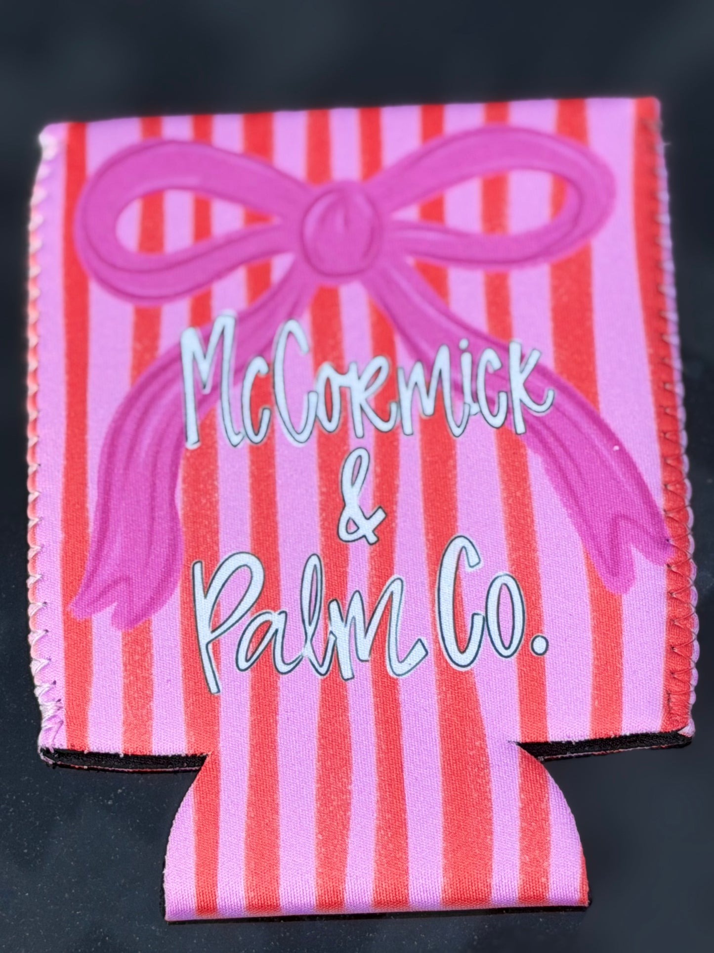 McCormick & Palm Co. Bow Can Koozie