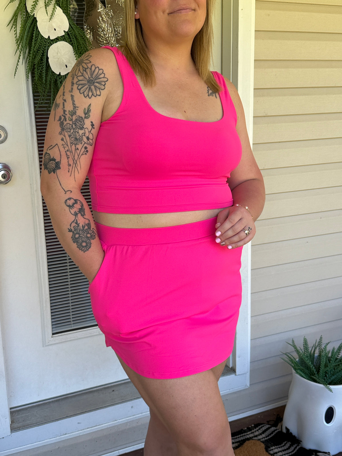 Glow Flex Brami & Skort Set
