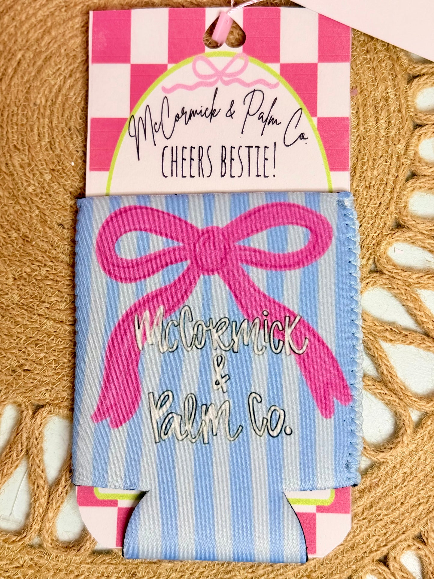 Sweet Southern Bow Koozie