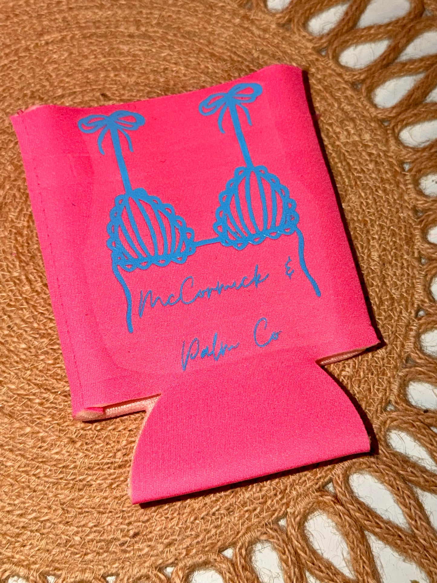 Pink Bikini Koozie