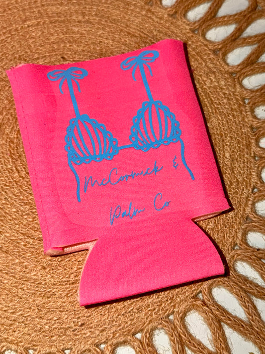 Pink Bikini Koozie