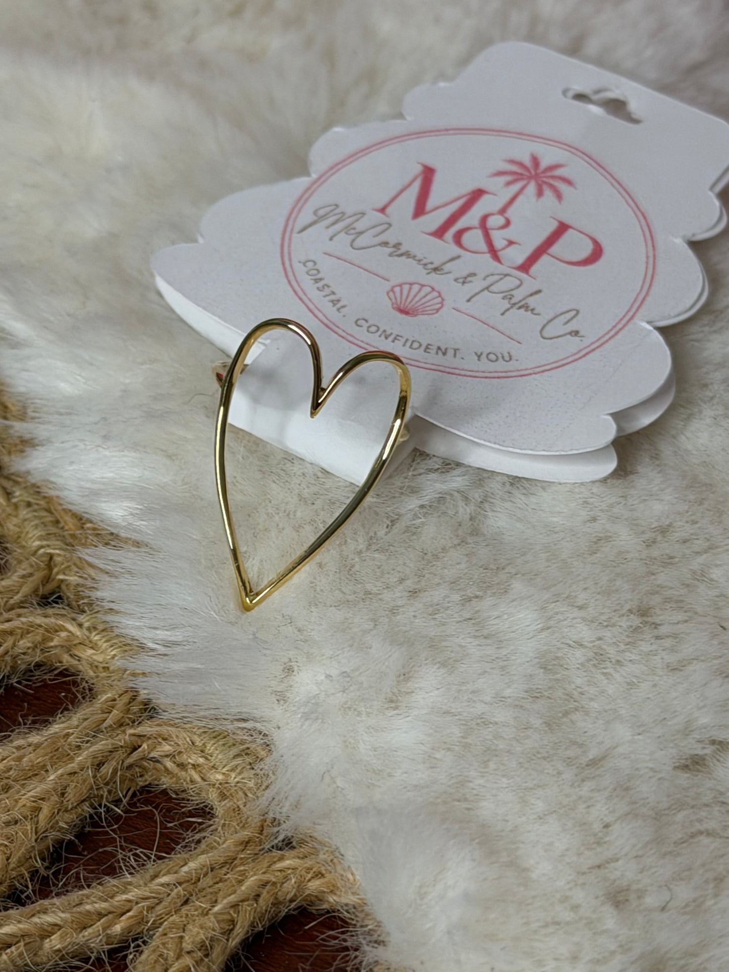 Barefoot Heart Ring