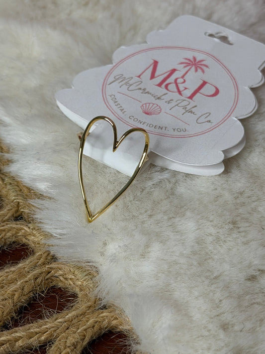 Barefoot Heart Ring