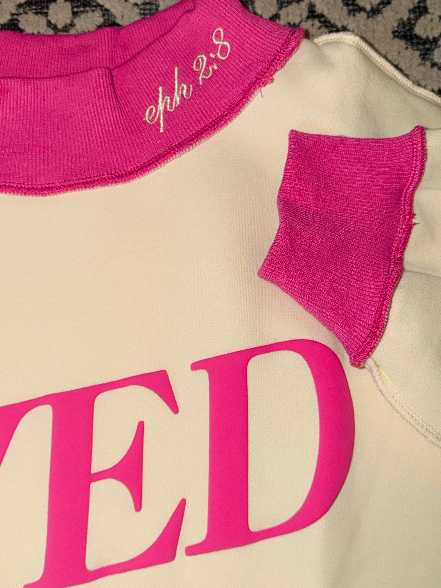 SAVED BY GRACE MOCK NECK SWEATSHIRT