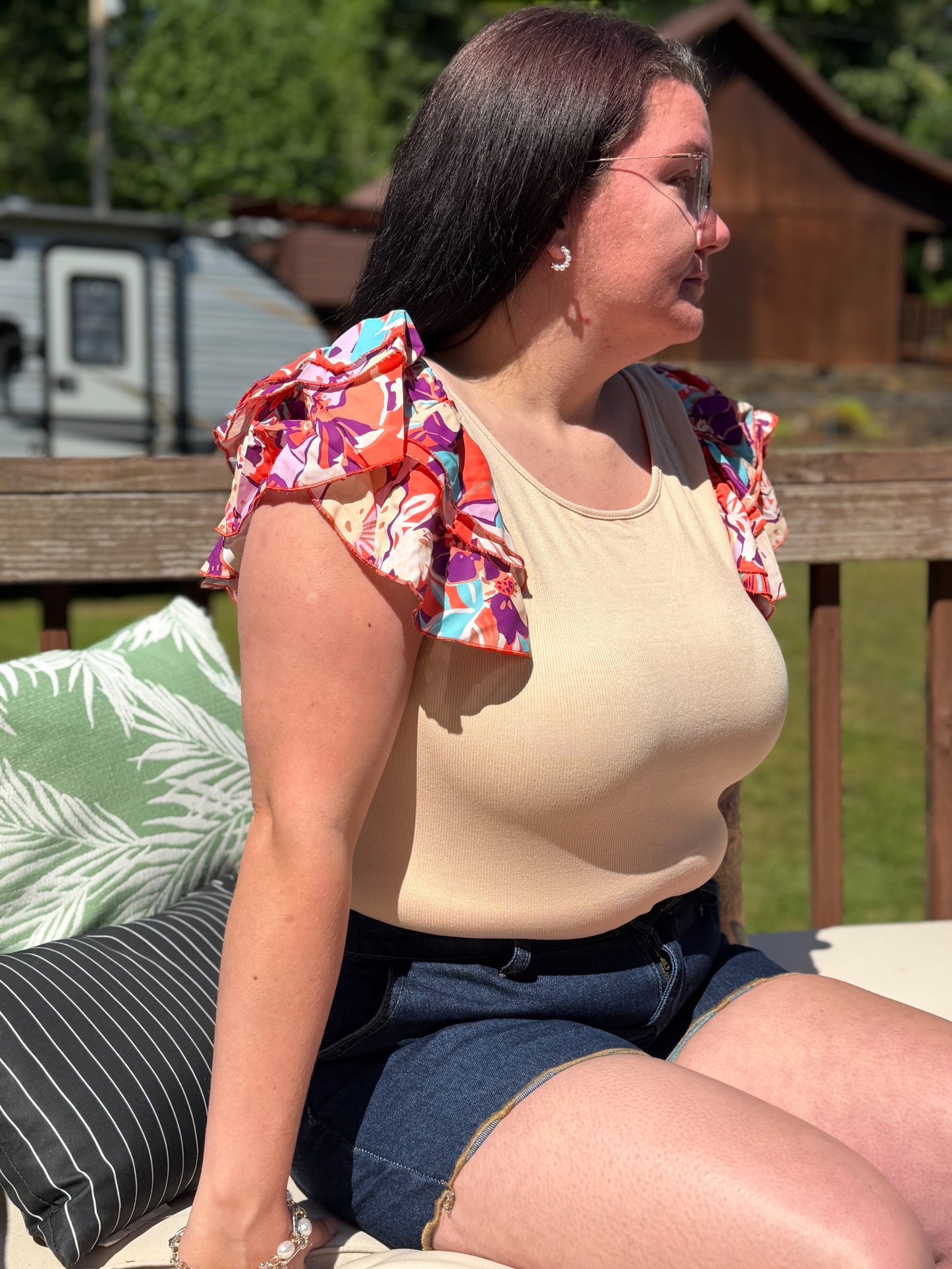 Island Market Bodysuit Top