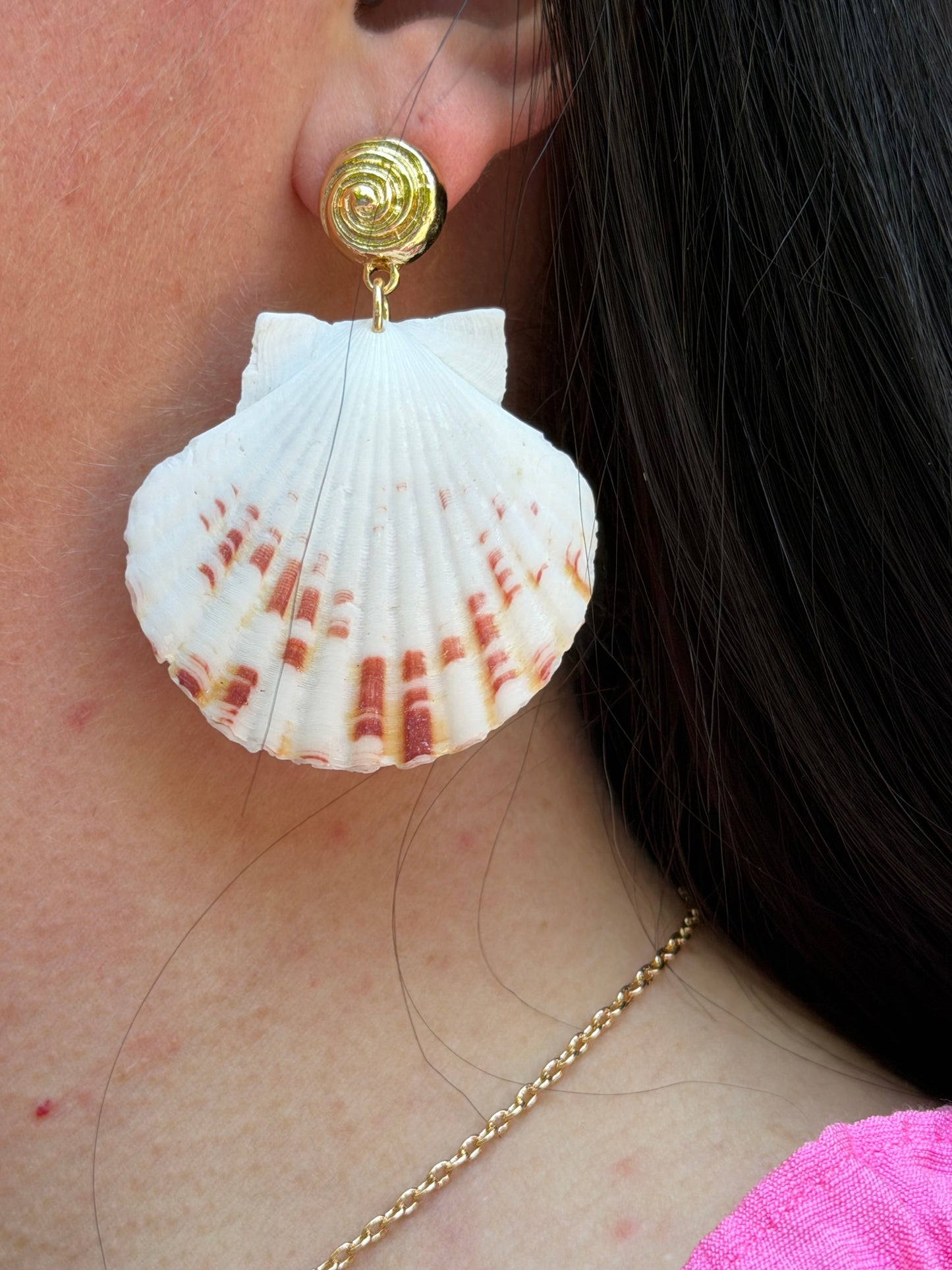 Sunset Scallop Earring