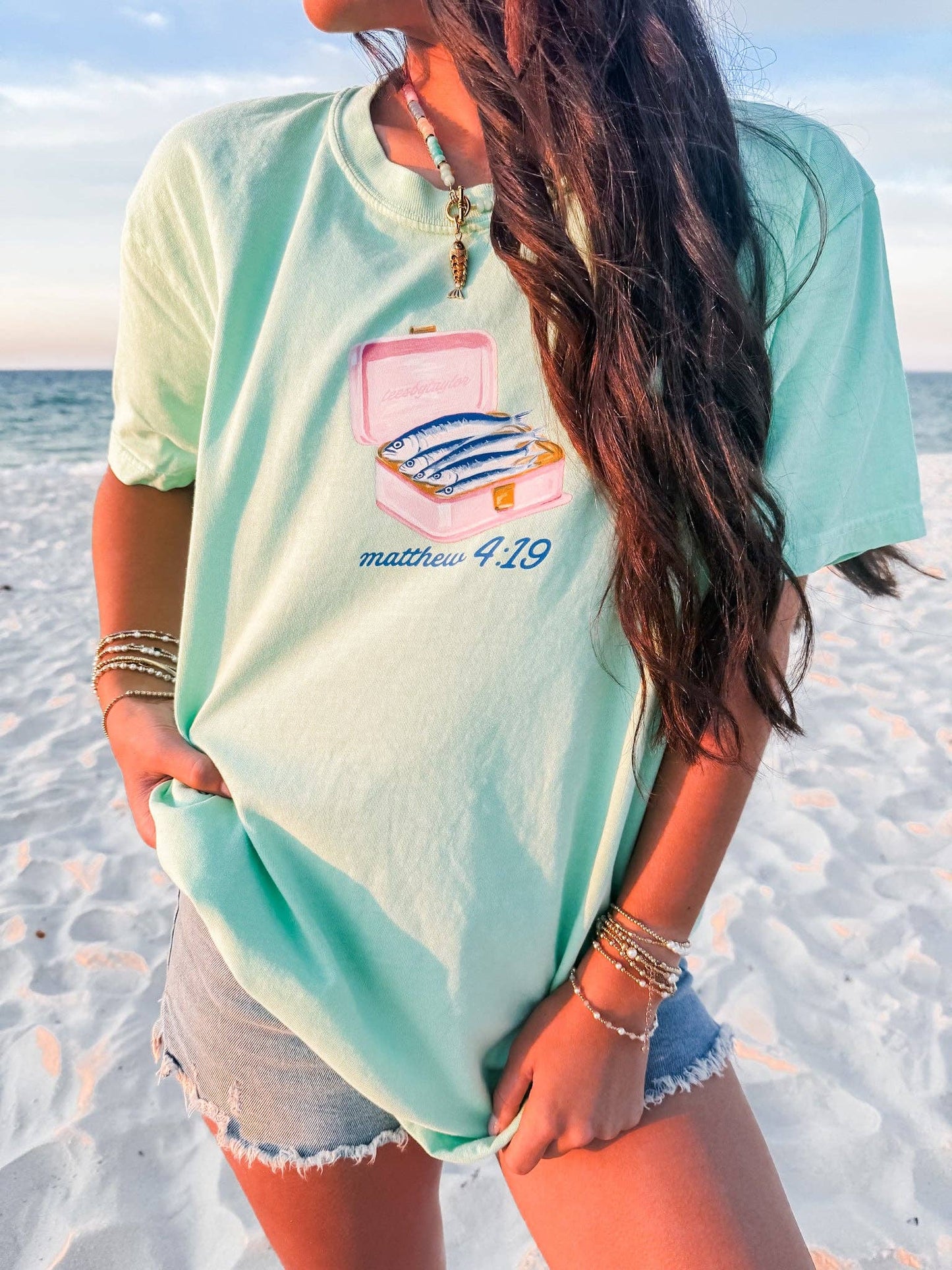 Sardine Fishers of Men Tee: Large / Butter