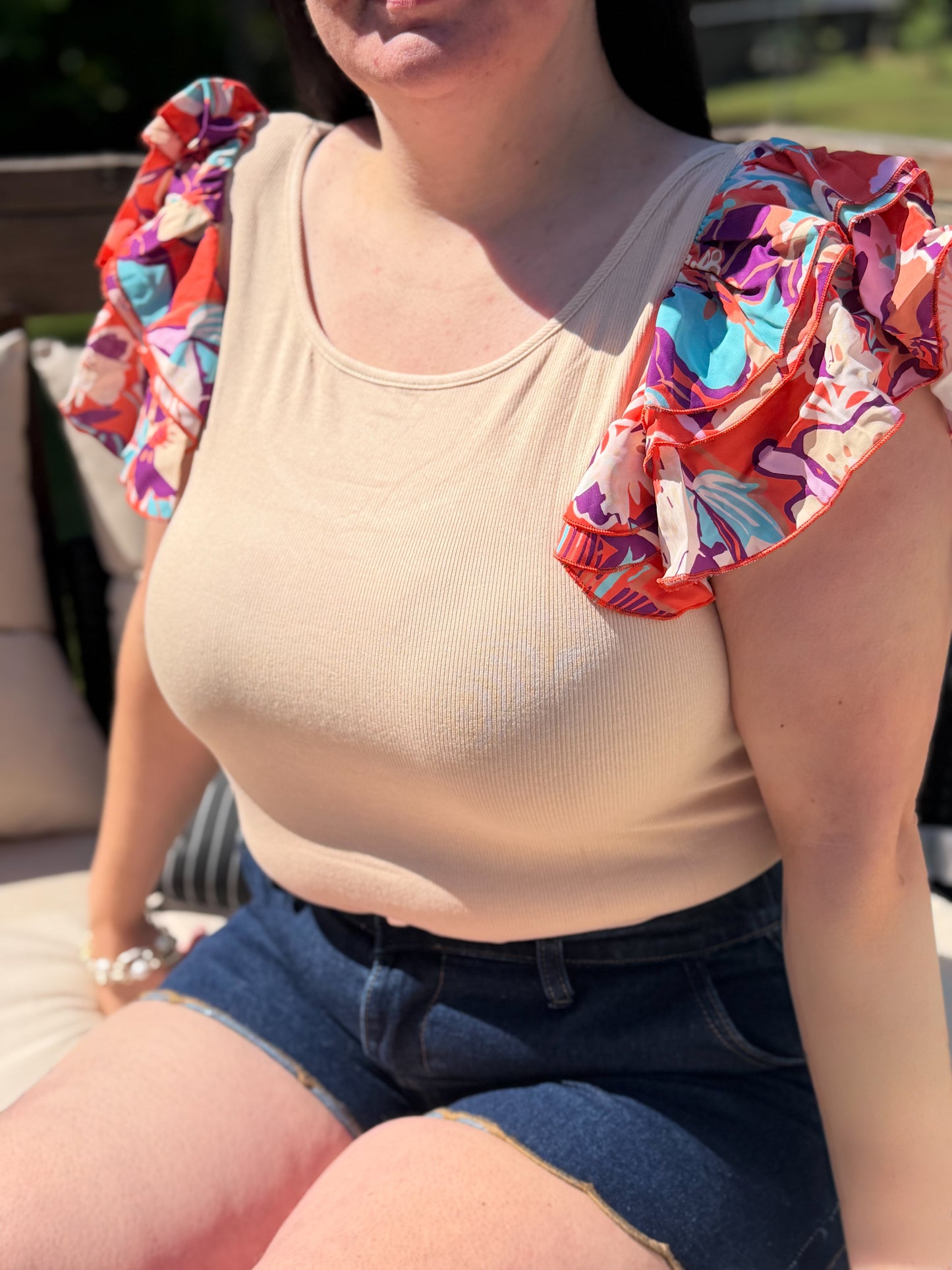 Island Market Bodysuit Top