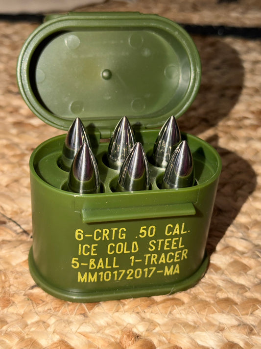 Whiskey Bullets Stainless Ice
Chilling Cubes | 6-Piece