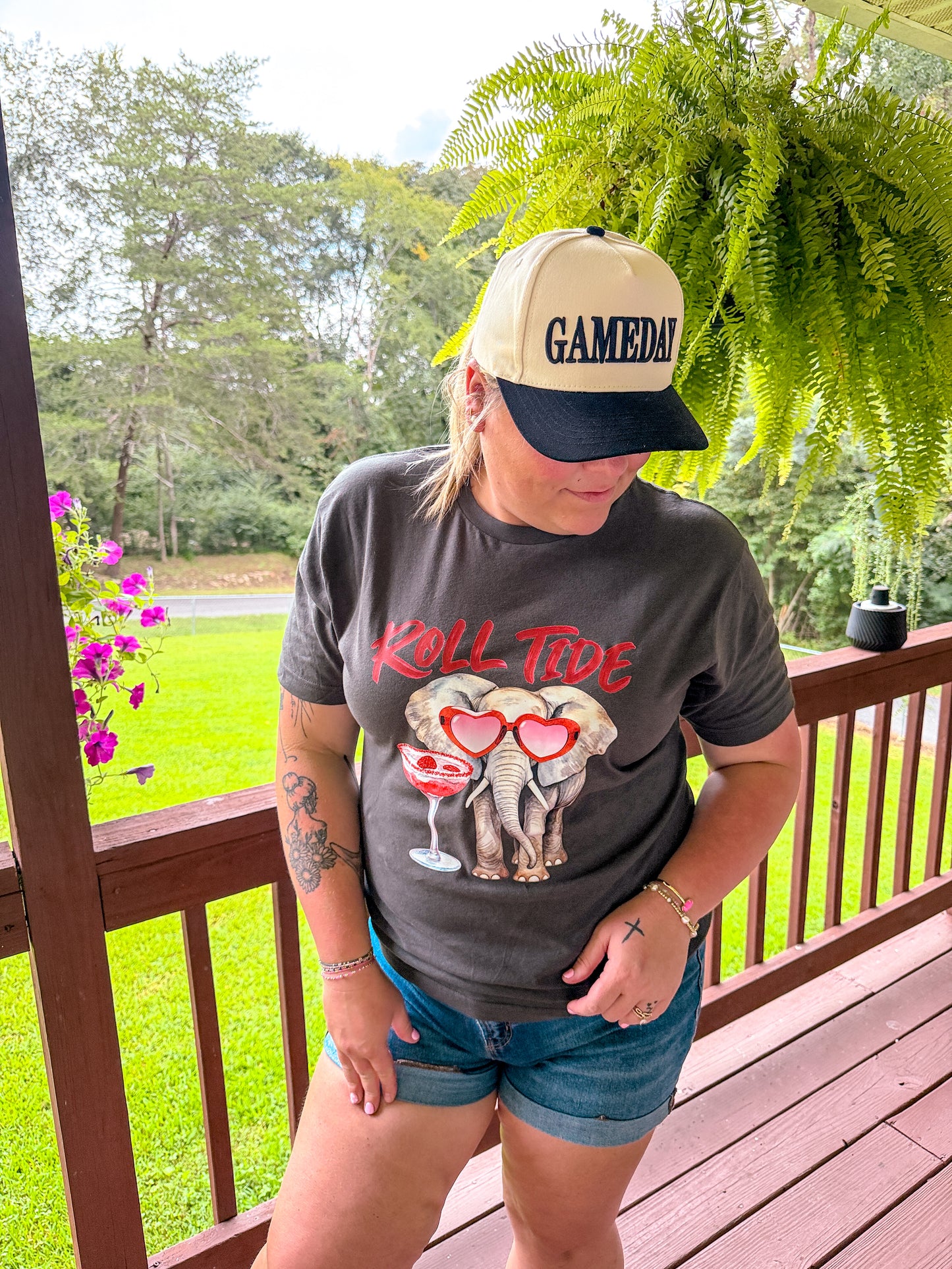 Martinis & Roll Tide Graphic Tee