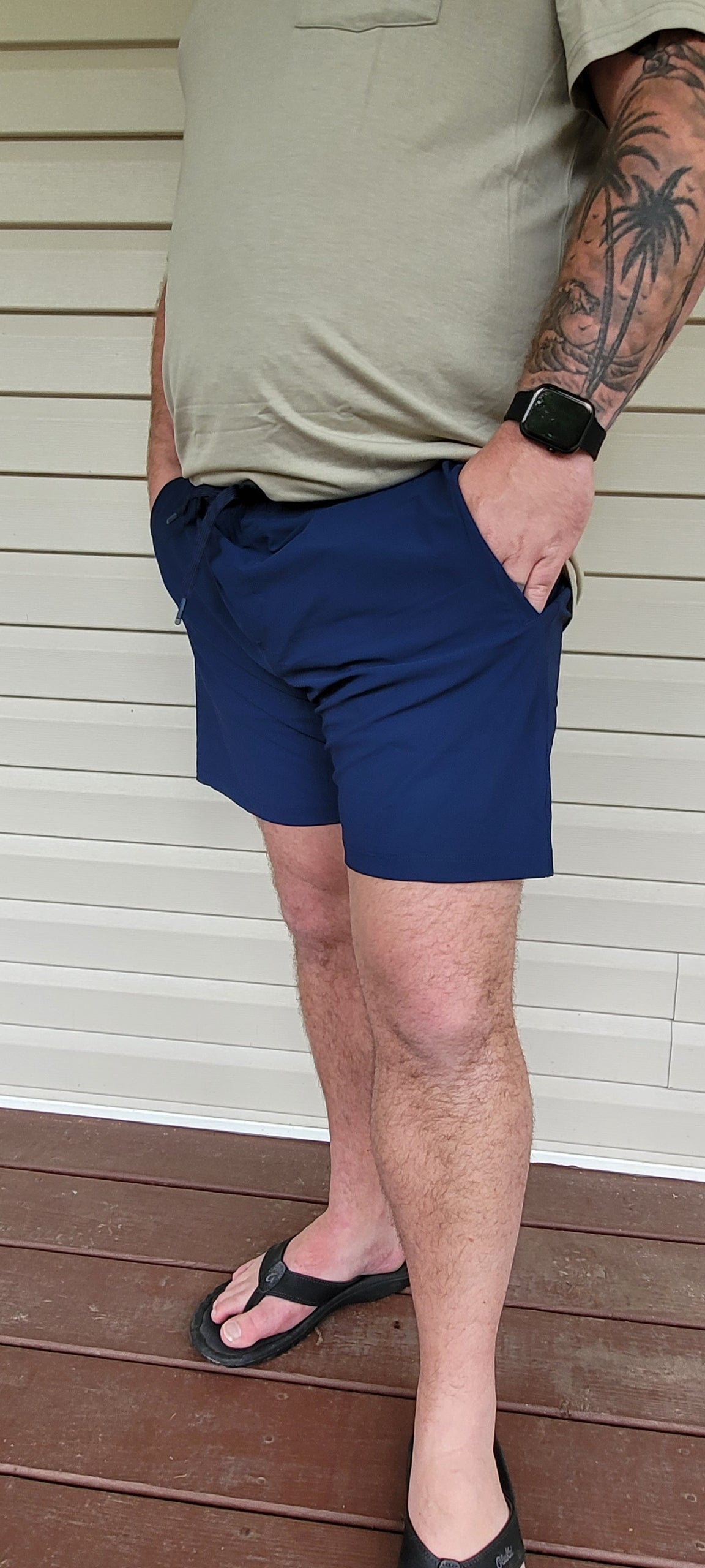 Men's Woven Vortex Performance Short: PAGEANT BLUE