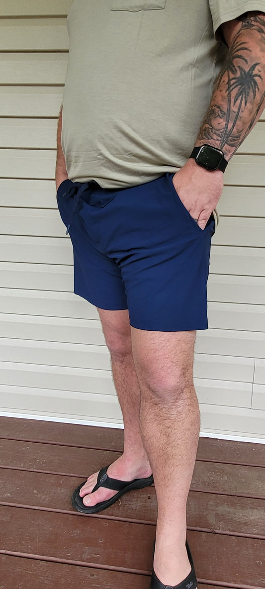 Men's Woven Vortex Performance Short: PAGEANT BLUE