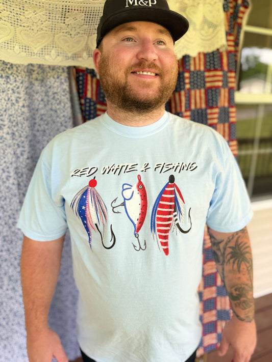 Freedom Fishing Tee