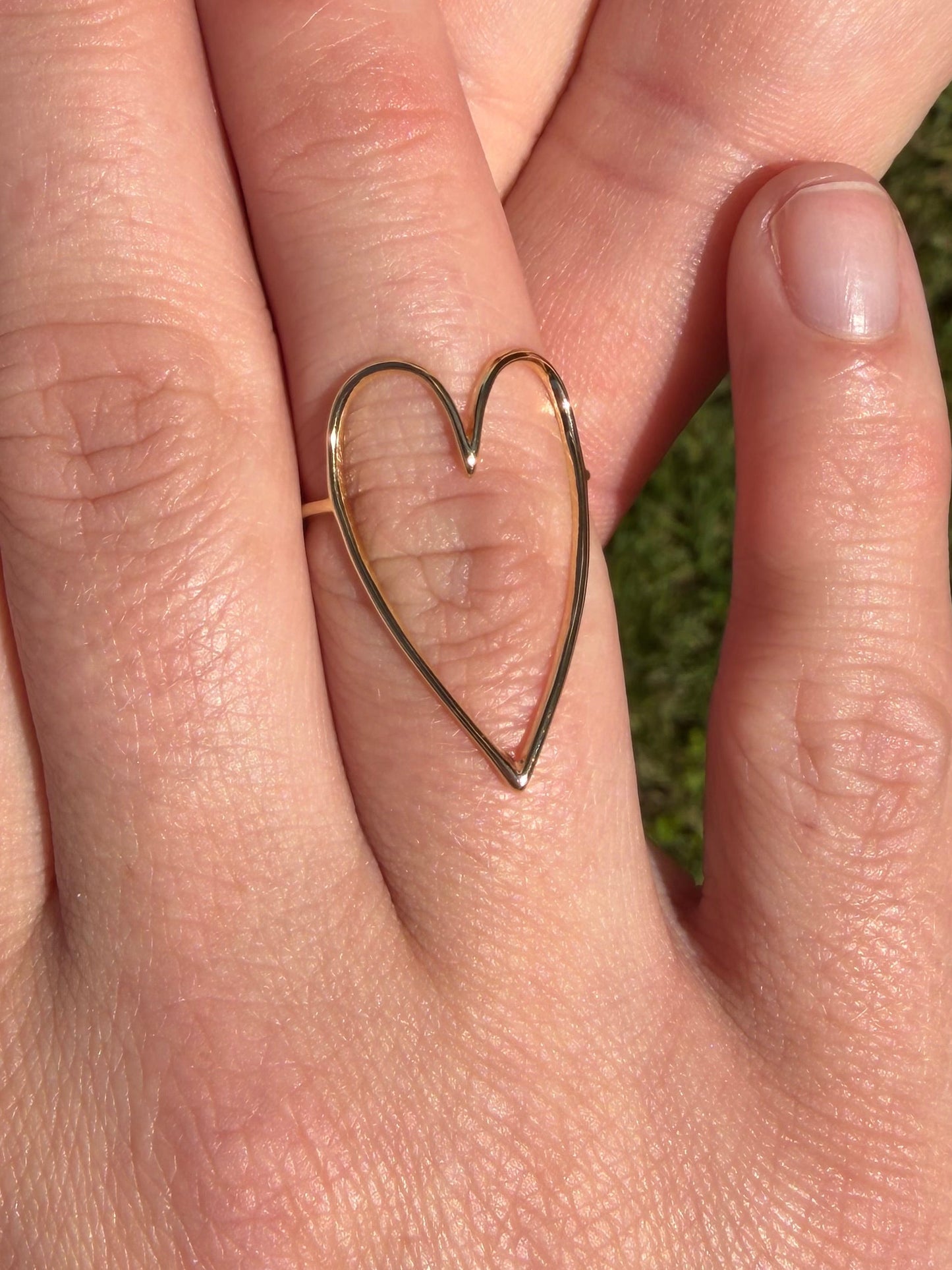 Barefoot Heart Ring
