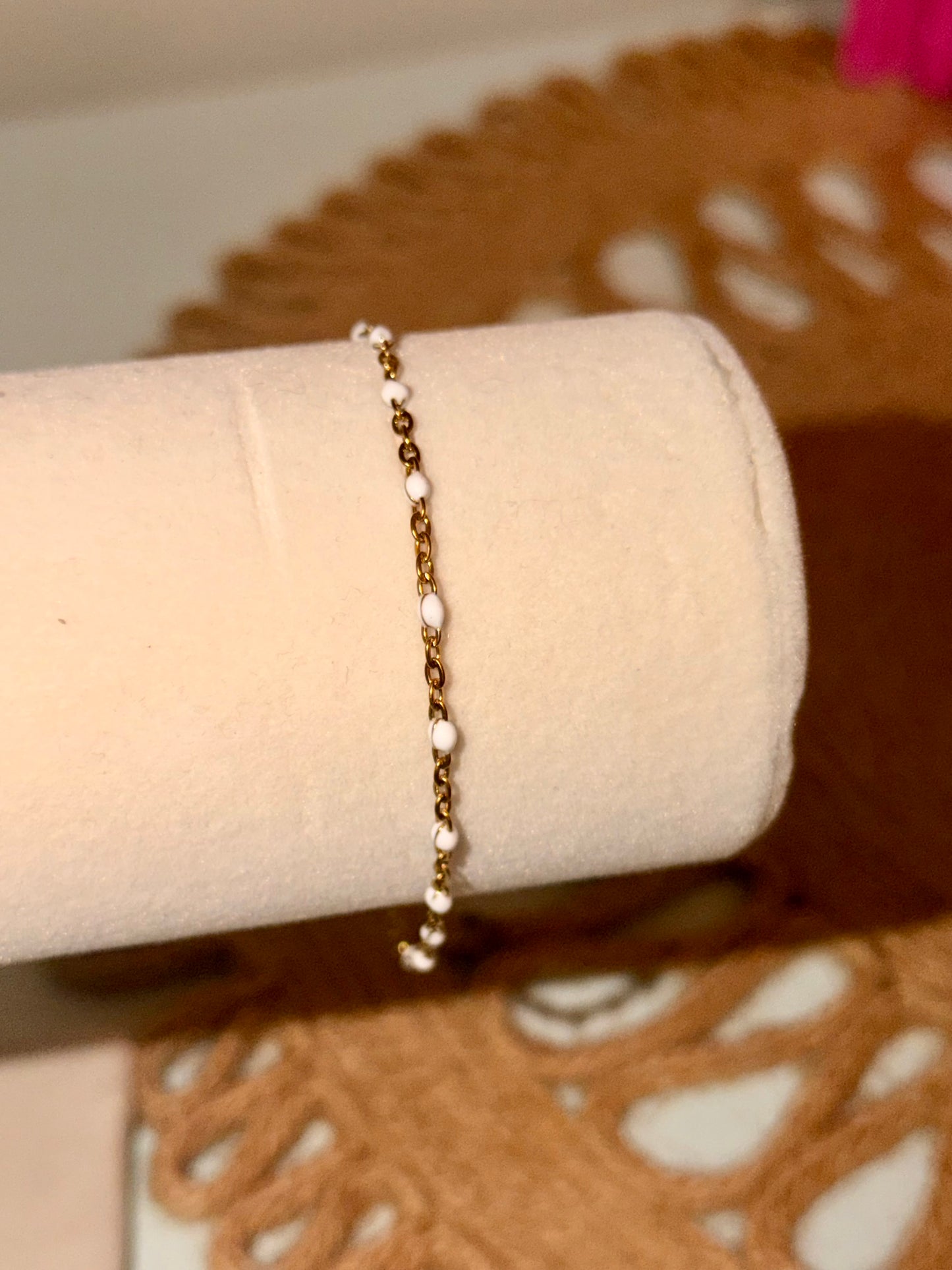 Always Augustine-Lana Beaded Chain Bracelet