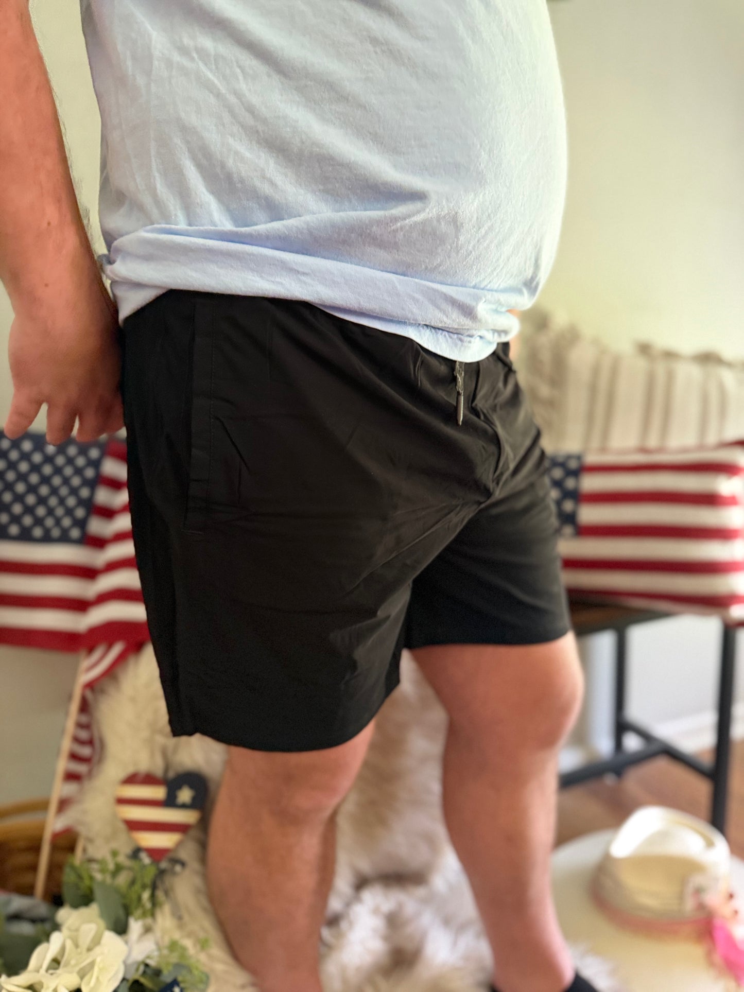 Men's Woven Vortex Performance Short: Black