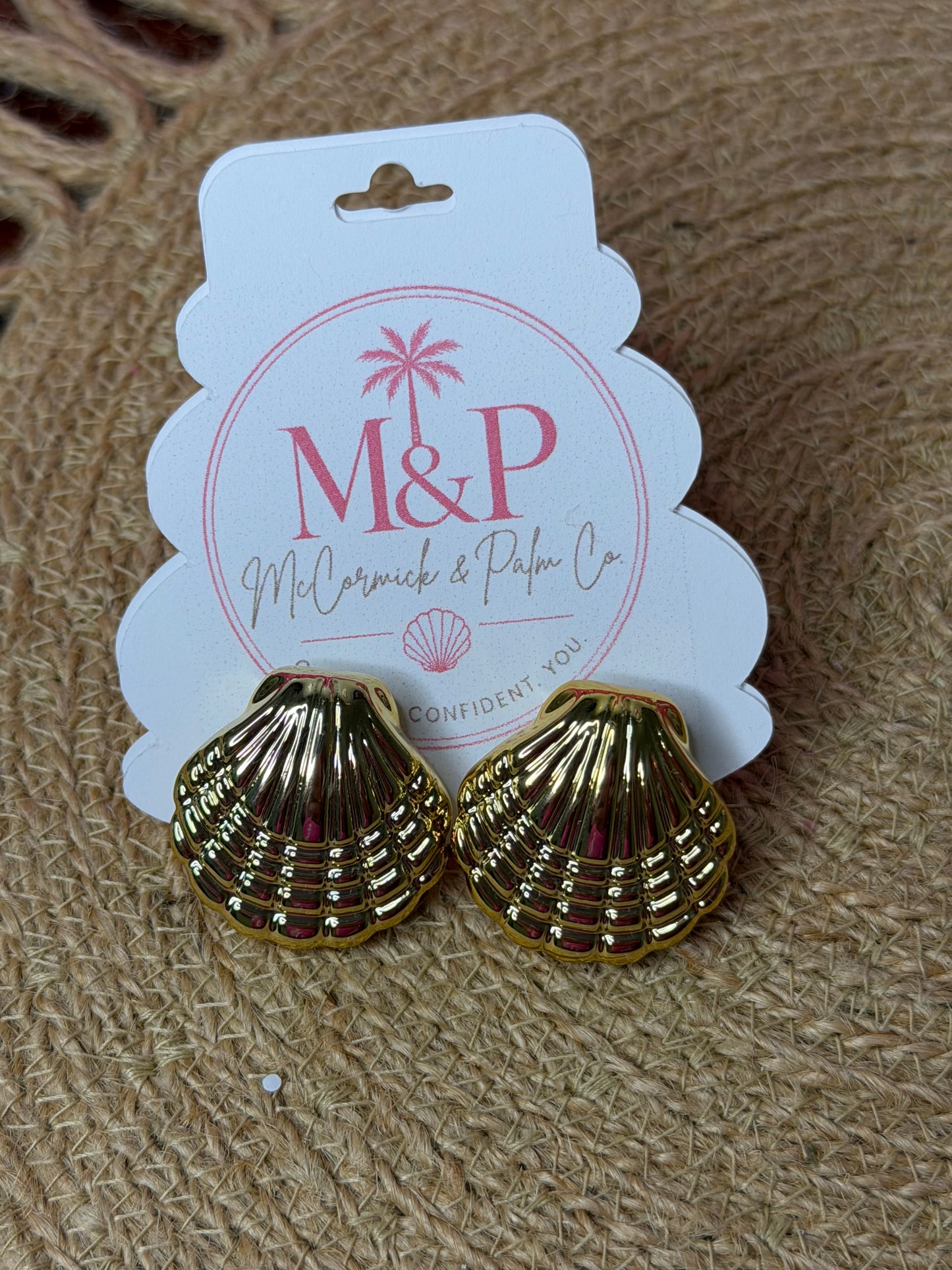 Gold Coast Shell Earring