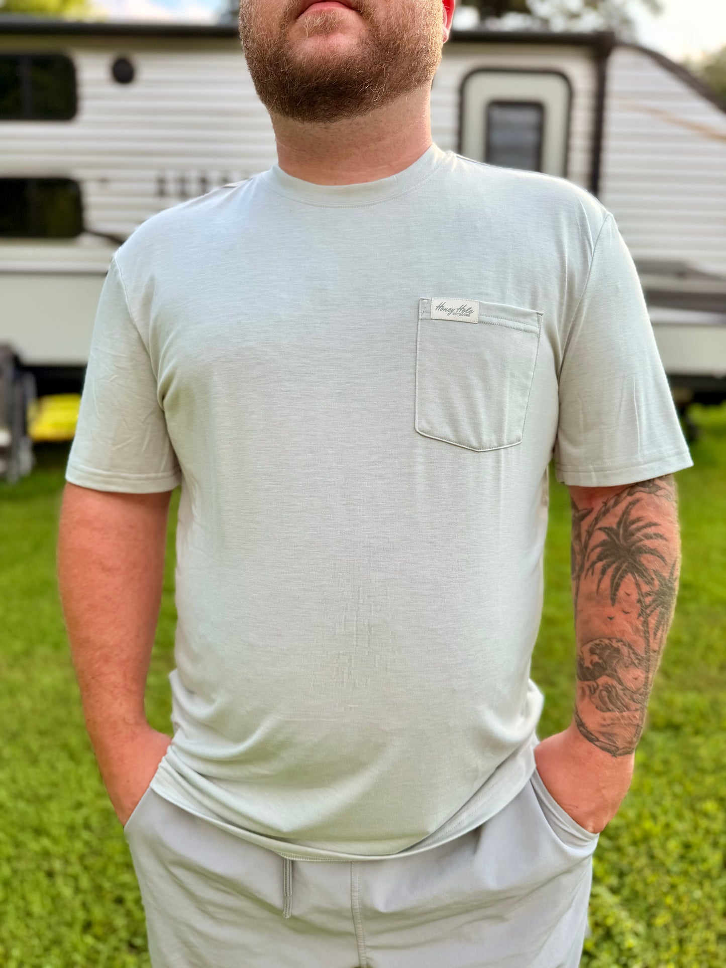 Drift Performance Tee  - Grey