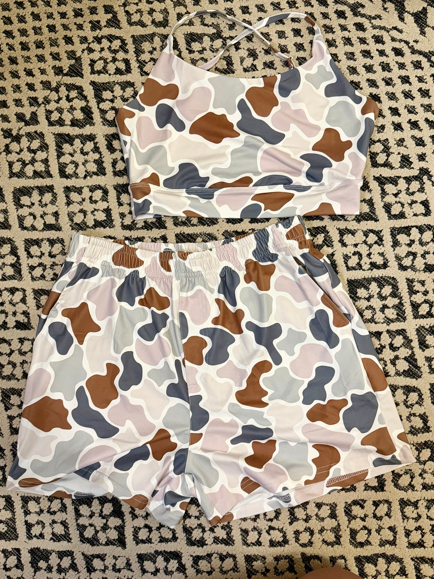 Blush Camo Lounge Set