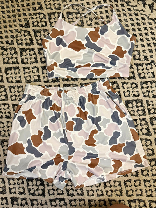 Blush Camo Lounge Set