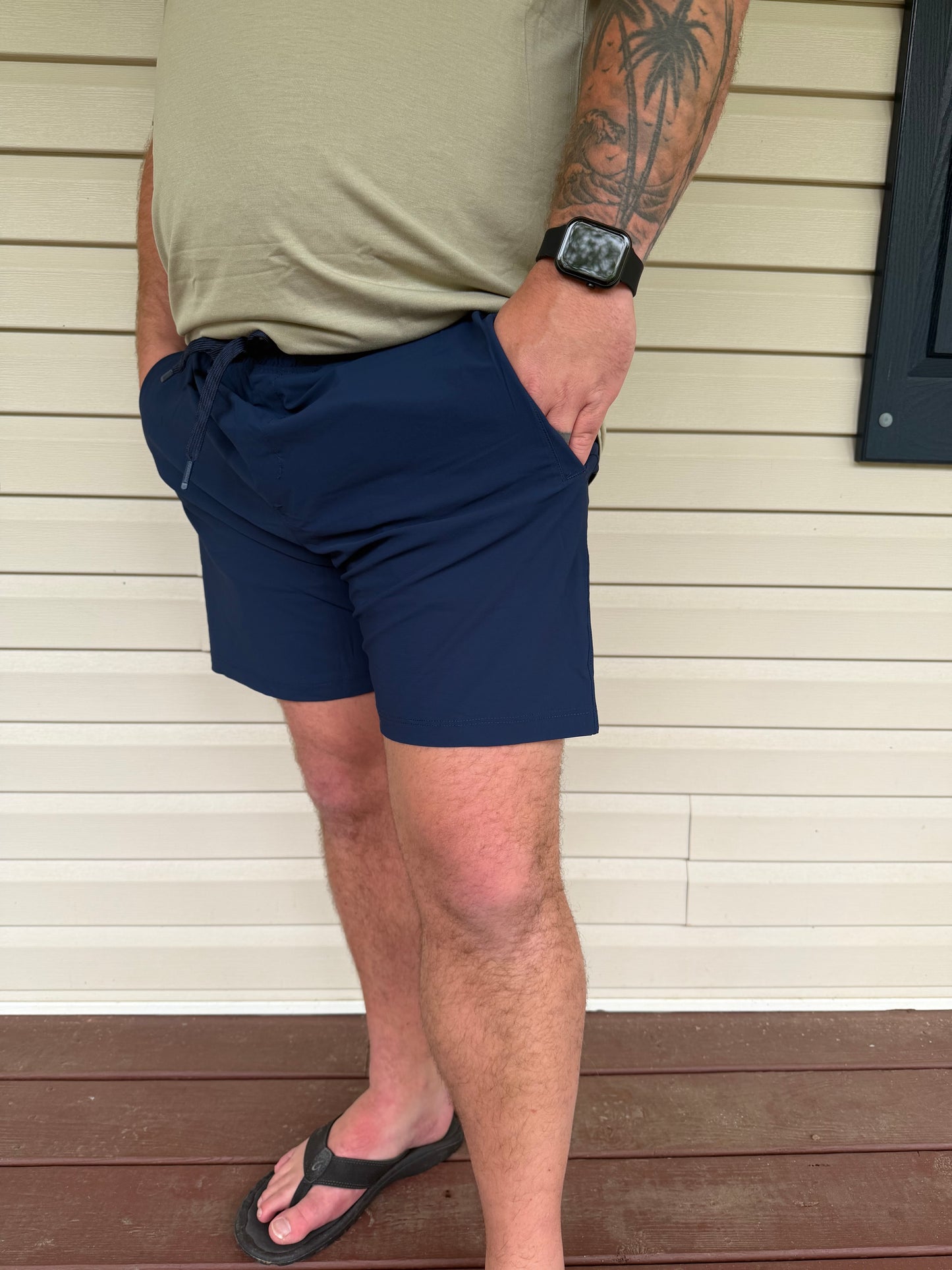 Men's Woven Vortex Performance Short: PAGEANT BLUE
