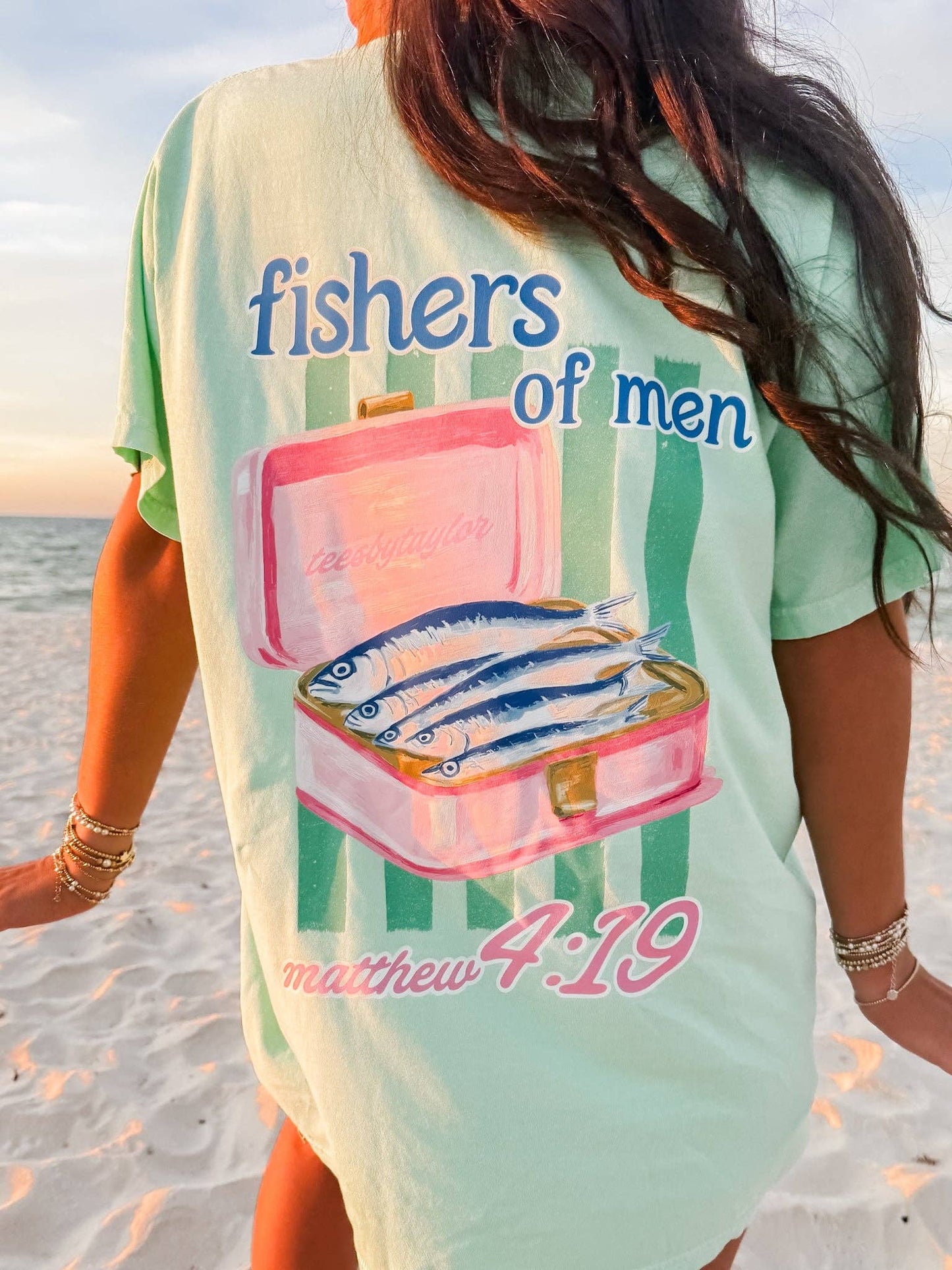 Sardine Fishers of Men Tee: Large / Butter